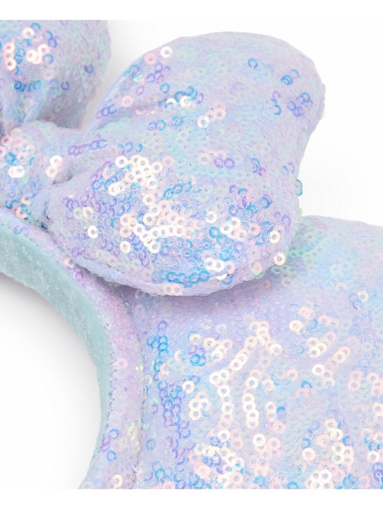 Minnie Mouse sequin Cotton Candy Ears- (NWT) main image 5